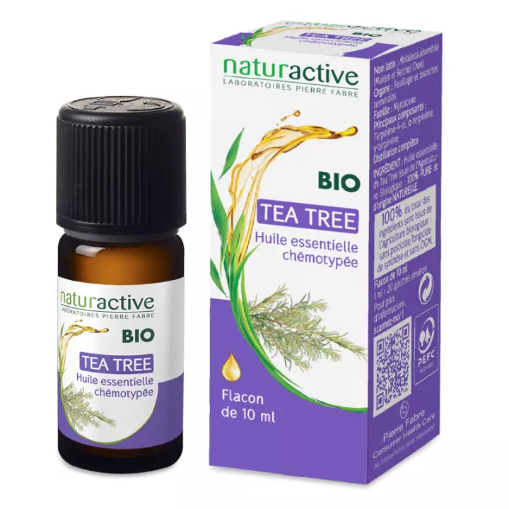 TEA TREE 10ml di olio essenziale biologico chemotipato Naturactive