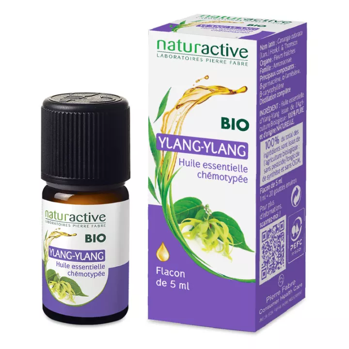 Naturactive YLANG-YLANG Chemotyped Organic Essential Oil 5ml