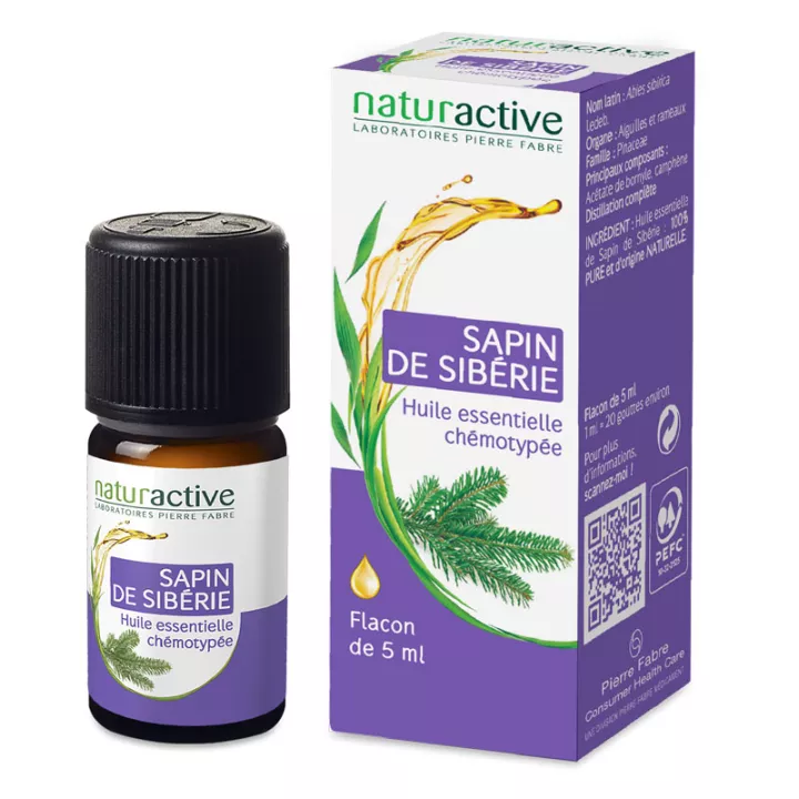 Naturactive Huile Essentielle Chémotypée SAPIN DE SIBERIE 5ml