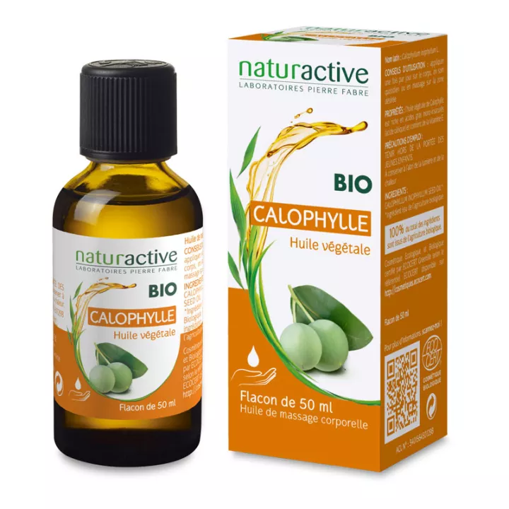 Naturactive Huile Végétale CALOPHYLLE Bio 50ml