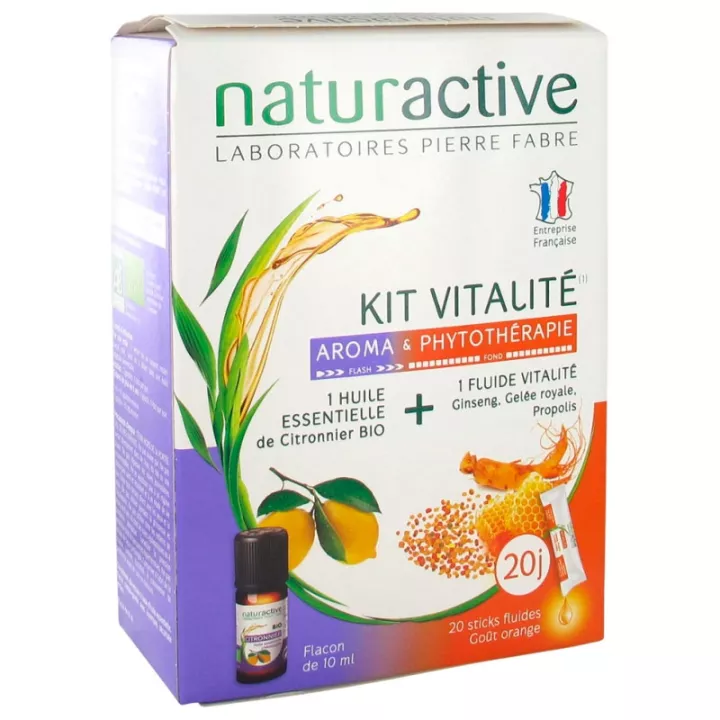 Naturactive Phyto Kit vitalité 20 Sticks + huiles essentielles
