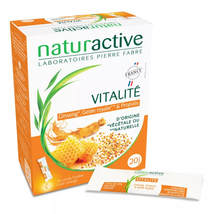 Vitalité NATURACTIVE 20 barritas de 10 ml