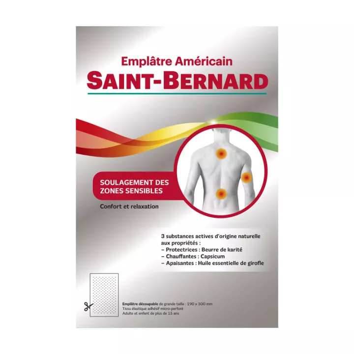 Emplâtre américain Saint-Bernard douleurs articulaires