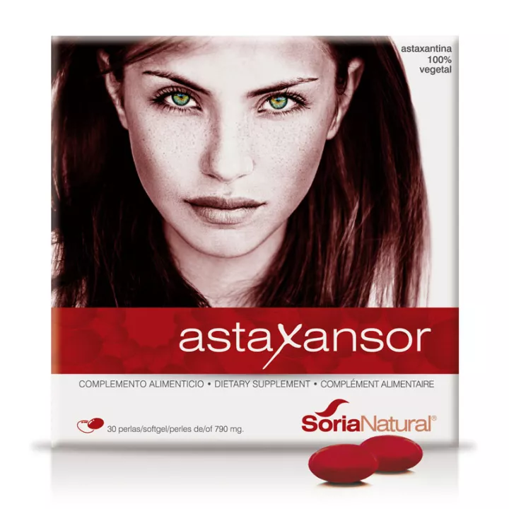 Soria Natural Astaxansor Antioxidans 30 Kapseln