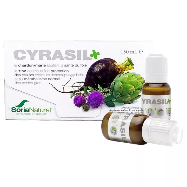 Soria Natural Cyrasil+ Drenagem hepática 15 frascos
