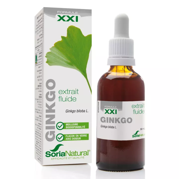 Soria Natural Ginkgo XXI Extrait fluide 50ml