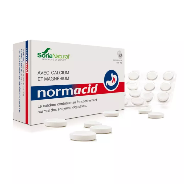 Soria Natural Normacid 20 comprimés anti-acide