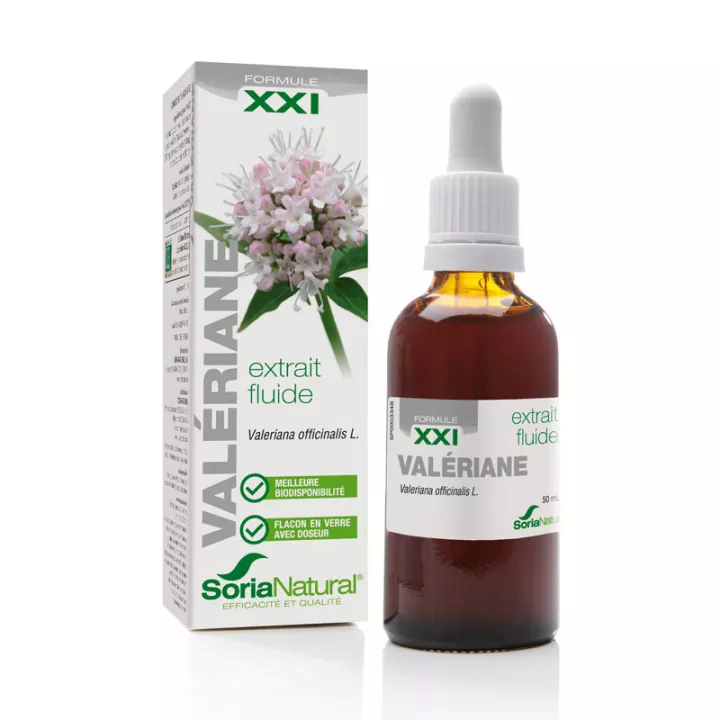 Soria Natuurlijk Valeriaan Vloeibaar Extract 50ml