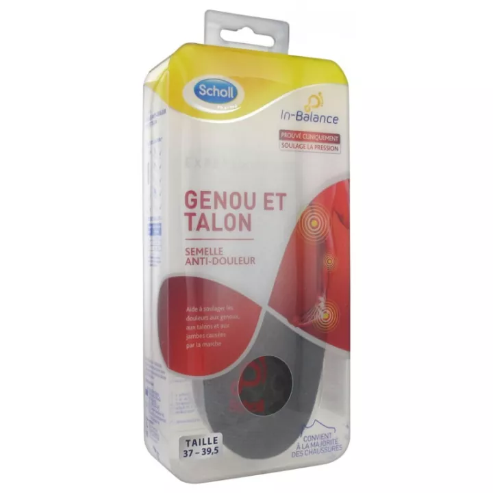 SCHOLL Semelle genou & talon 1 Paire