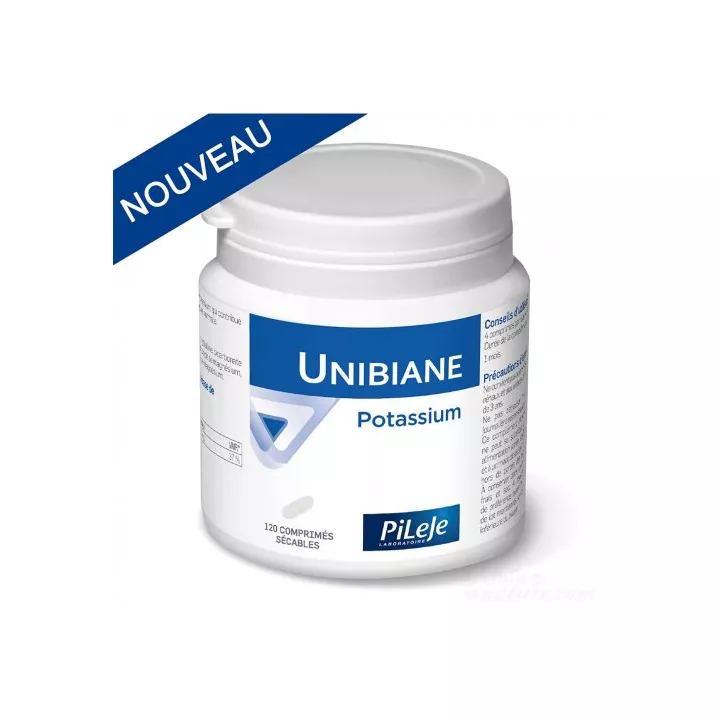 Pileje Unibiane Biologisch Kalium 120 Tabletten