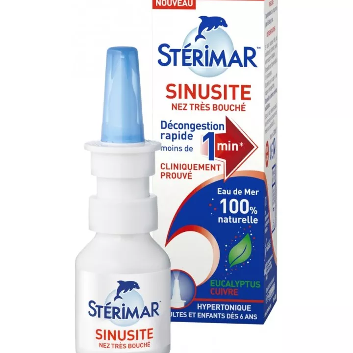 Stérimar Sinusitis очень заложенный нос 20 мл
