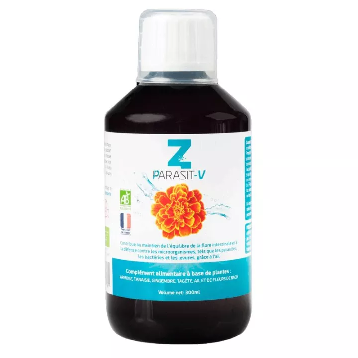 Z-ParasitV Vermifuge naturel BIO en solution buvable