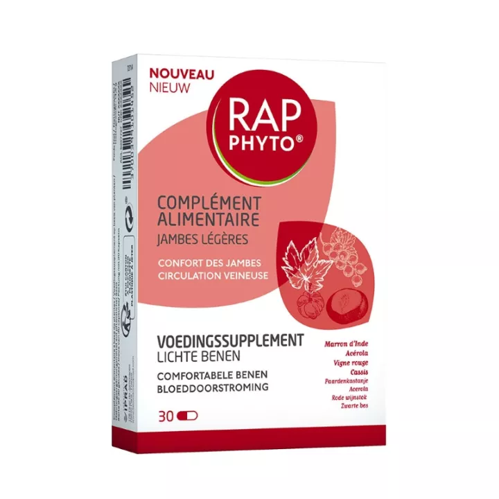 Suplemento alimentar Rap Phyto para pernas leves