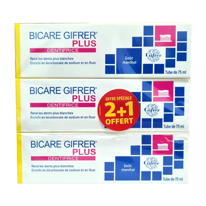 Gifrer Bicare di bianco Dentifricio 75ml