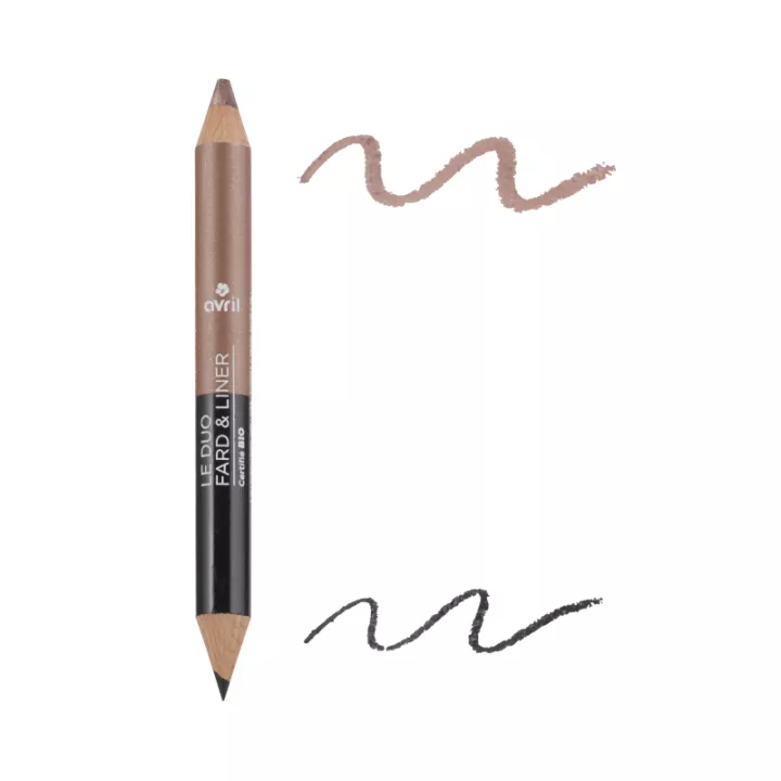 Avril Organic Makeup Lidschatten und Liner Duo