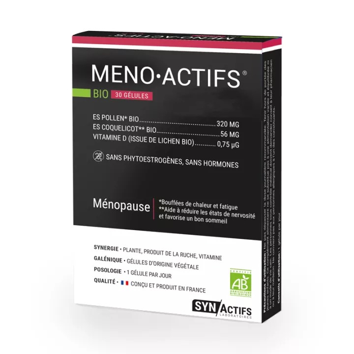 SYNACTIFS MenoActifs Bio Ménopause 30 gélules