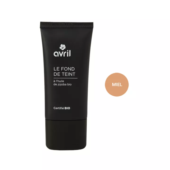 Avril Fond de Teint Bio Teinte Miel 30ml