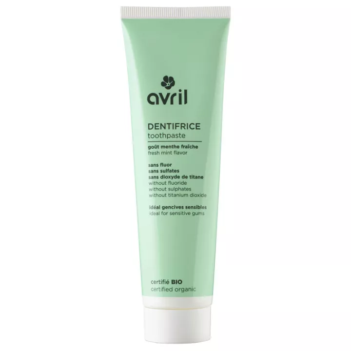 Avril Dentifrice Bio sans Fluor 100 ml