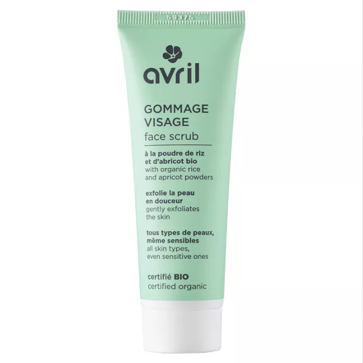 Avril Gel Gommage Visage Bio 50ml