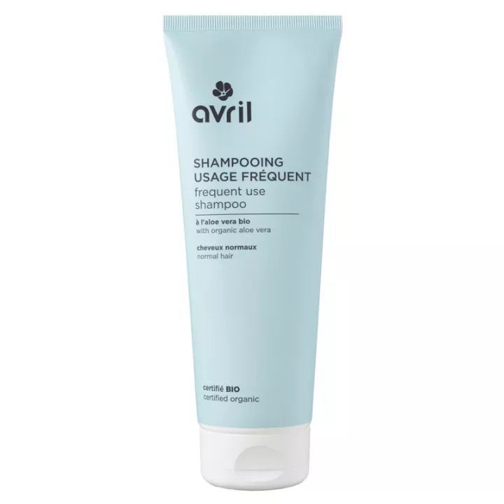 Shampoo de uso frequente orgânico Avril para cabelo normal