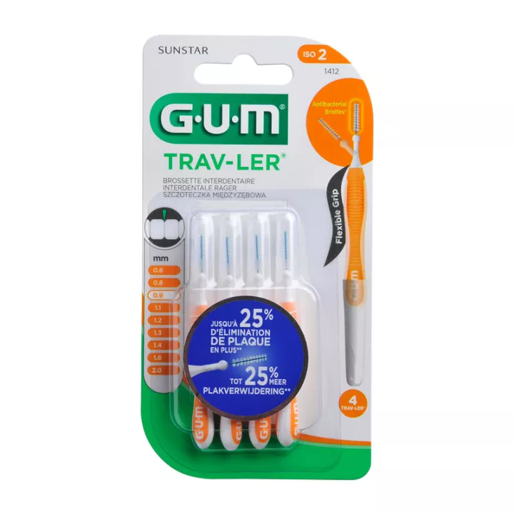 Escova interdental Sunstar Gum Trav-Ler 0,9 mm