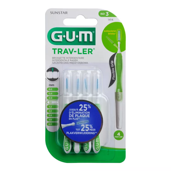 Sunstar Gum Brossette Interdentaire Trav-Ler 1,1 mm