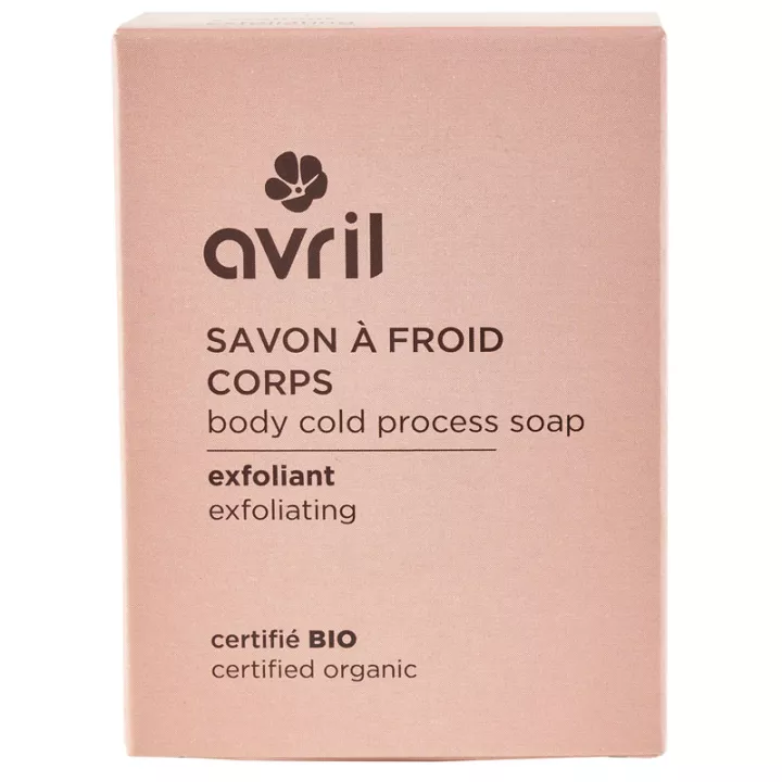 Jabón corporal frío exfoliante orgánico Avril