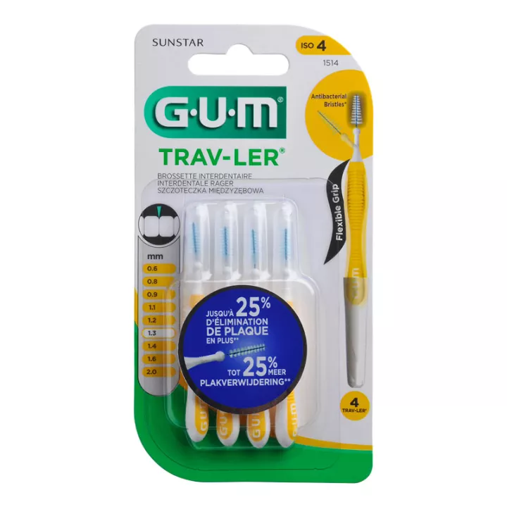 Sunstar Gum Interdental Brush Trav-Ler 1.3 mm