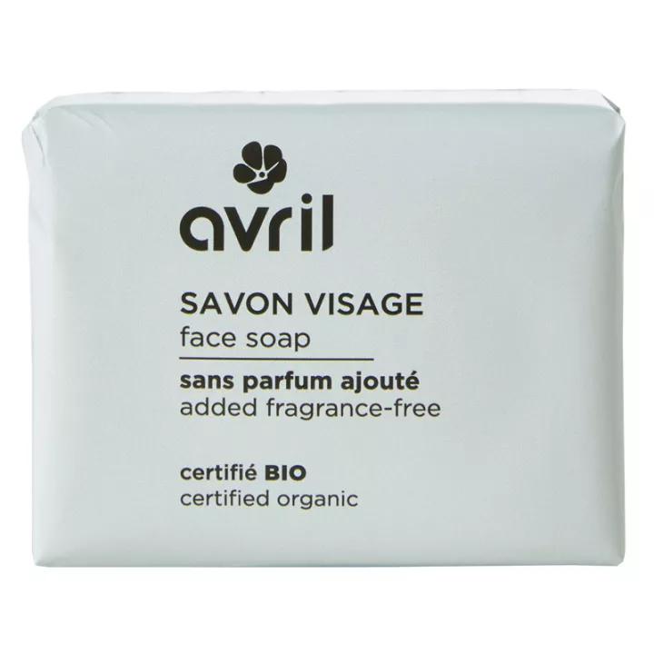 Avril Sapone Viso Solido Organico Senza Profumo 100g