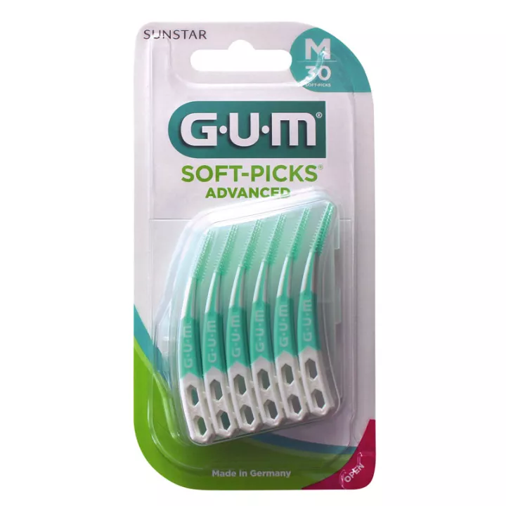 Palillos suaves interdentales en barra Sunstar Gum Advanced