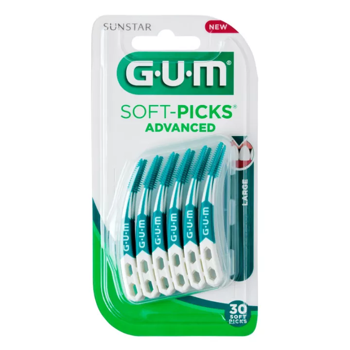 Мягкие выборки для межзубных промежутков Sunstar Gum Soft Picks Advanced