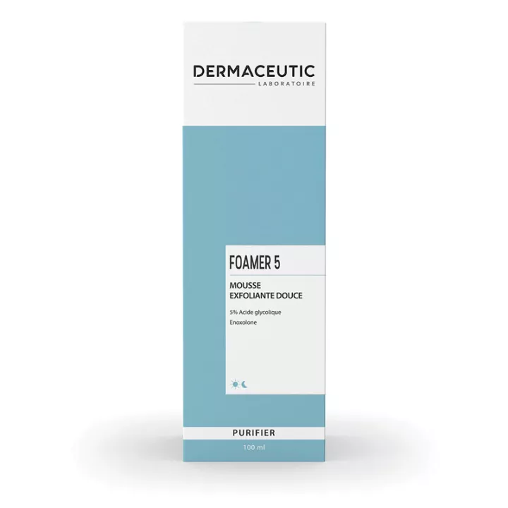 Dermaceutic schiumatore 5 Schiuma Detergente 100ml pompa bottiglia