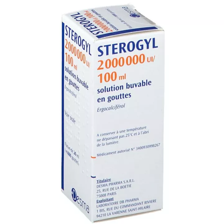 Sterogyl Vitamine D Solution buvable 20ml