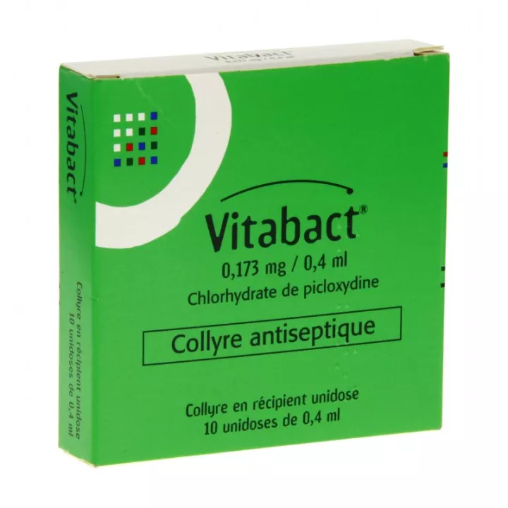 Vitabact Antiseptic eye drops 10 single doses