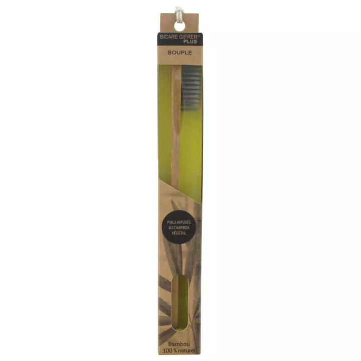 Gifrer Bicare + Brosse à dent bambou au charbon