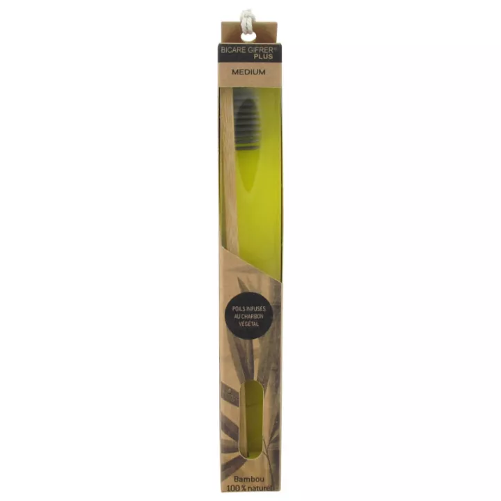 Gifrer Bicare + Bamboo charcoal toothbrush