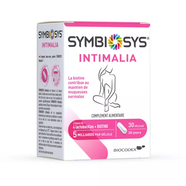SymBiosys Intimalia probiótico 30 cápsulas