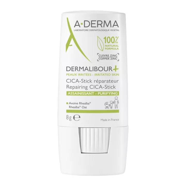 A-Derma Dermalibour + Очищающий восстанавливающий стик 8 г