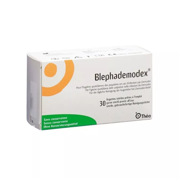 Blephademodex 30 cleansing wipes