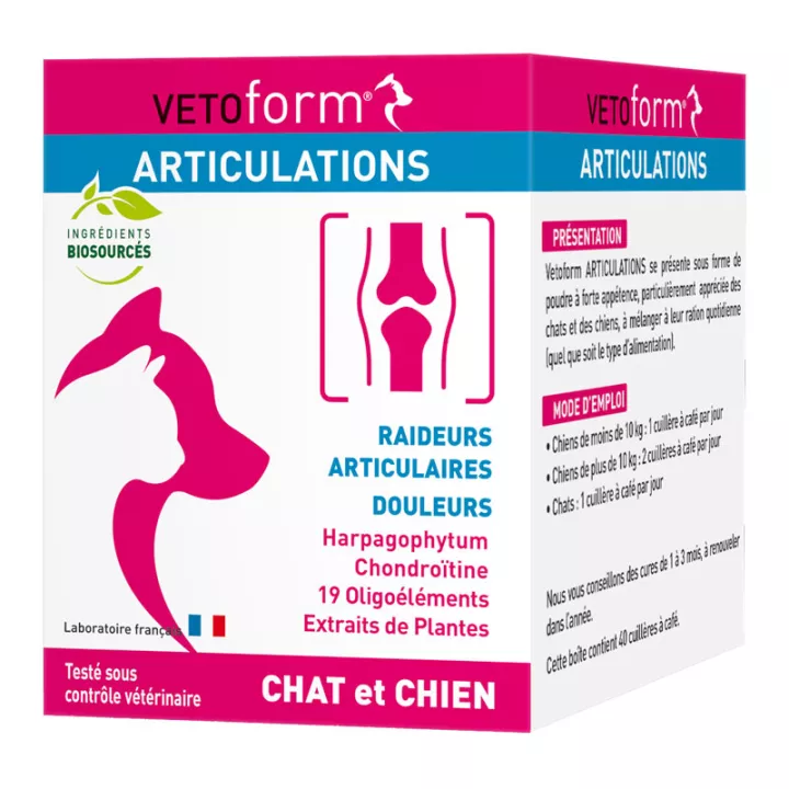 Vetoform Gelenke Ergänzungsfuttermittel Hunde Katzen 100 g