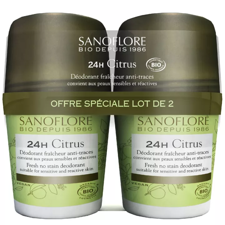 SANOFLORE Déodorant VENT-DE-CITRUS ROLL-ON