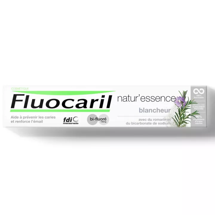 Fluocaril Natur'essence Dentifrice Bi-fluoré 145mg Blancheur 75ml