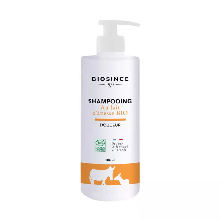 Biosince Shampooing au Lait d'ânesse Bio Gravier 500ML