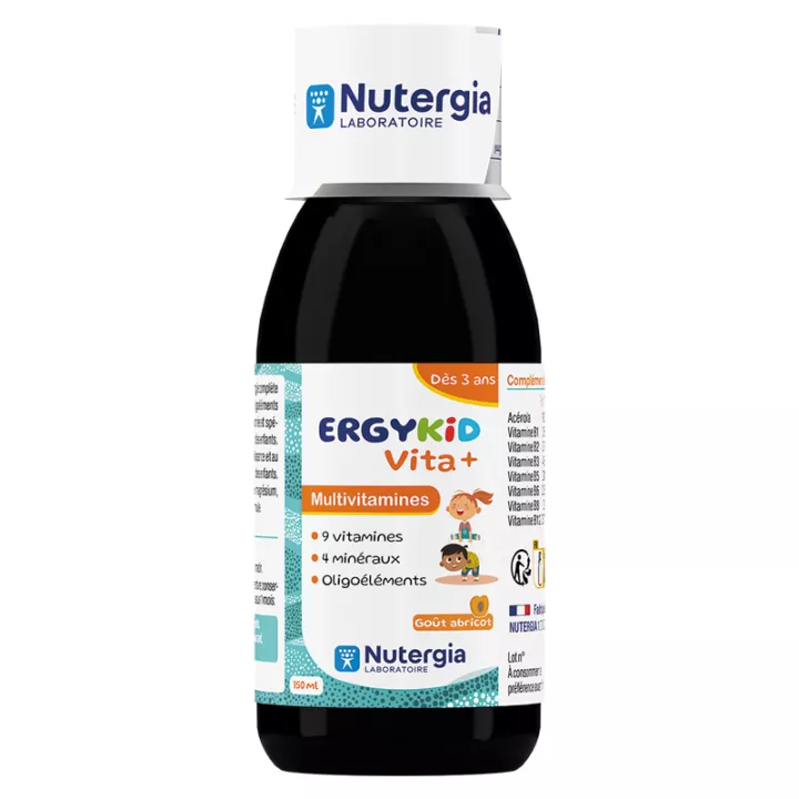 Nutergia Ergykid Vita+ Multivitamine Siroop 150ml