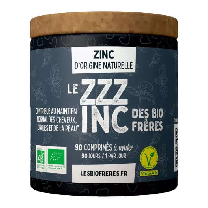 Les-bio-Frères Le ZZZ INC Natuurlijk Zink 90 tabletten