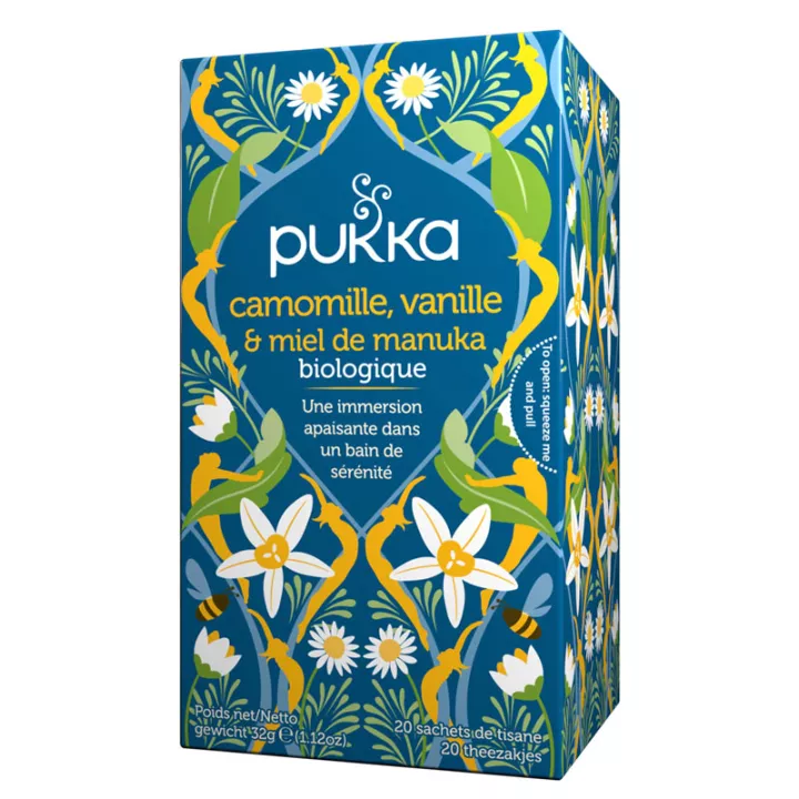 Chá de ervas Pukka Bio Relax com 20 sachês de infusão