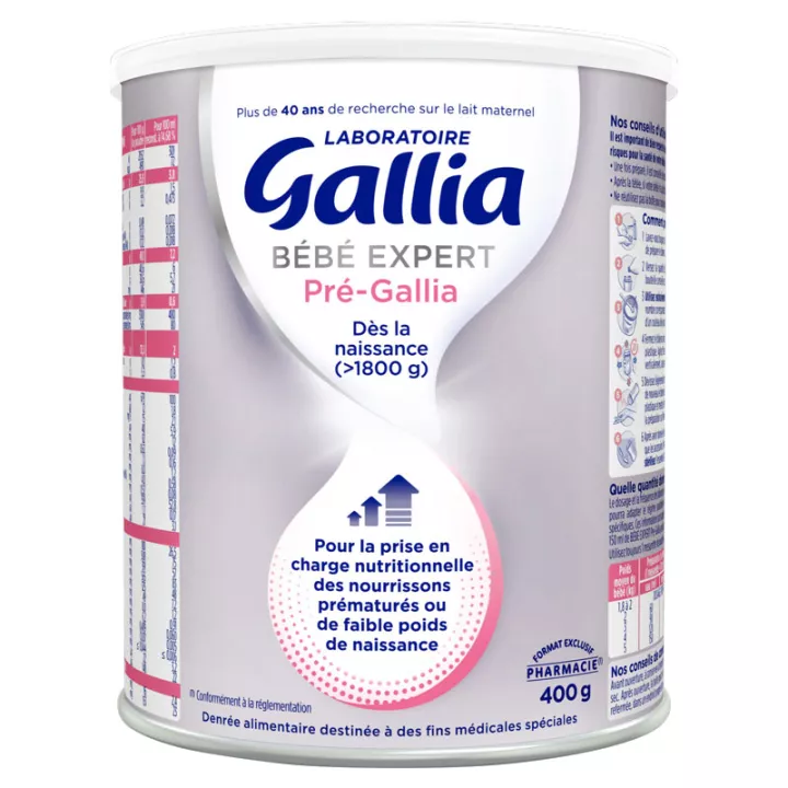 Gallia Exper Pré-Gallia Lait Infantile en Poudre 400G