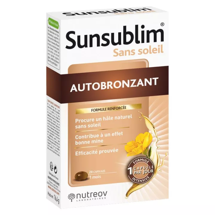 Sunsublim Autobronzant ultra 28 capsules Nutreov