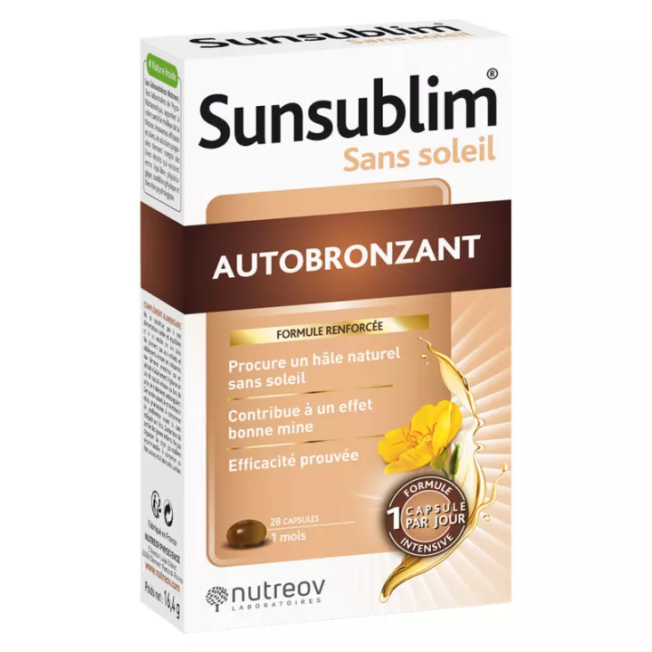 Nutreov Sunsublim Autobronceador Sin Sol 28 Cápsulas