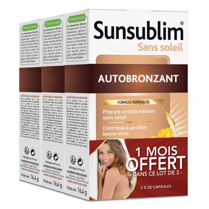 Nutreov Sunsublim autoabbronzante senza sole 28 capsule